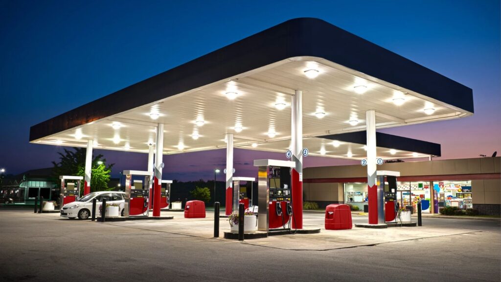 Social amenities like gas station